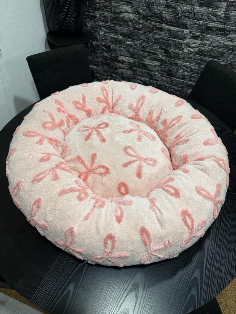BEDSURE MEDIUM SIZE BEAUTIFUL PINK BOWS PET BED 💖🎀🐾
